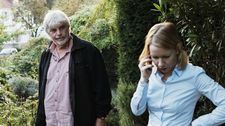 Ines Conradi with her father (Peter Simonischek)